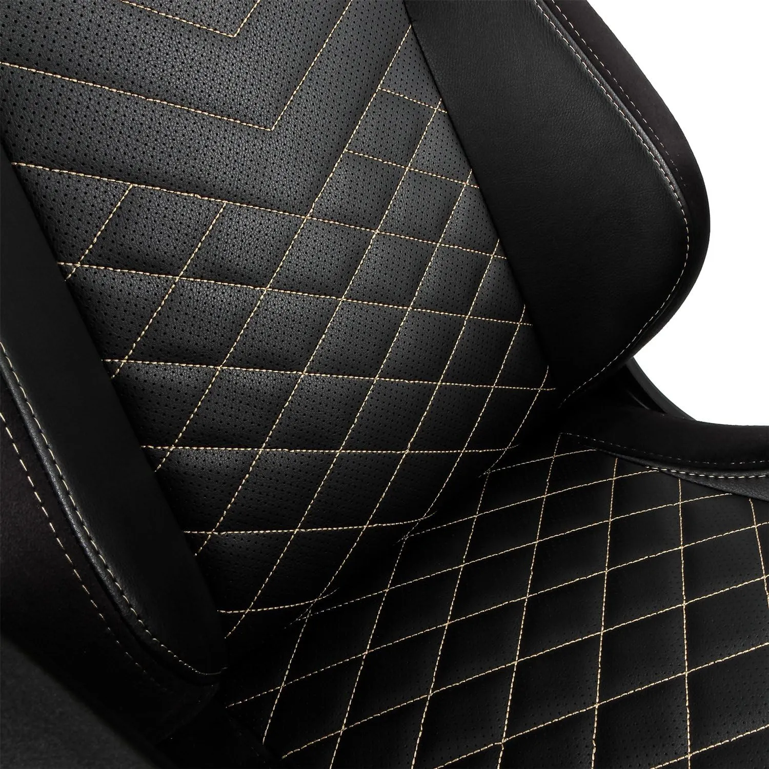 noblechairs Epic Reclining Gaming Chair and Reclining Office Chair, PU Faux Leather, Black/Gold