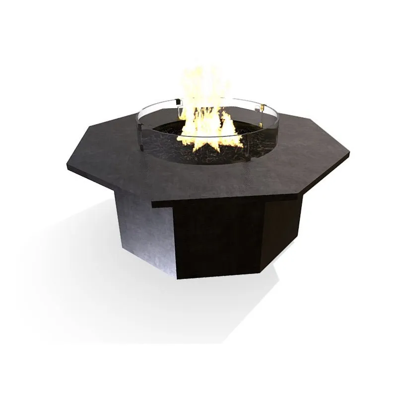 Octo Fire Table (Tabletop) - Aluminum