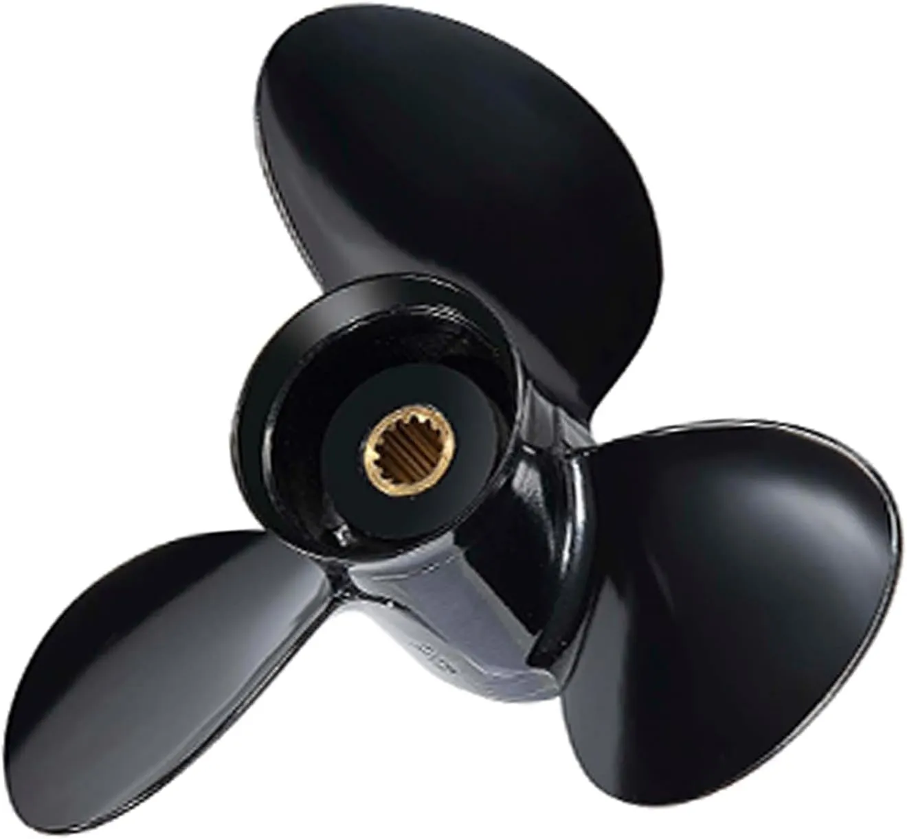 OEM Boat Propeller 12 1/4x15 Aluminum Prop Fit BRP Johnson Evinrude OMC Stern Drive 40-75 HP Outboard Motor 13 Spline Tooth Parts No.778774 RH