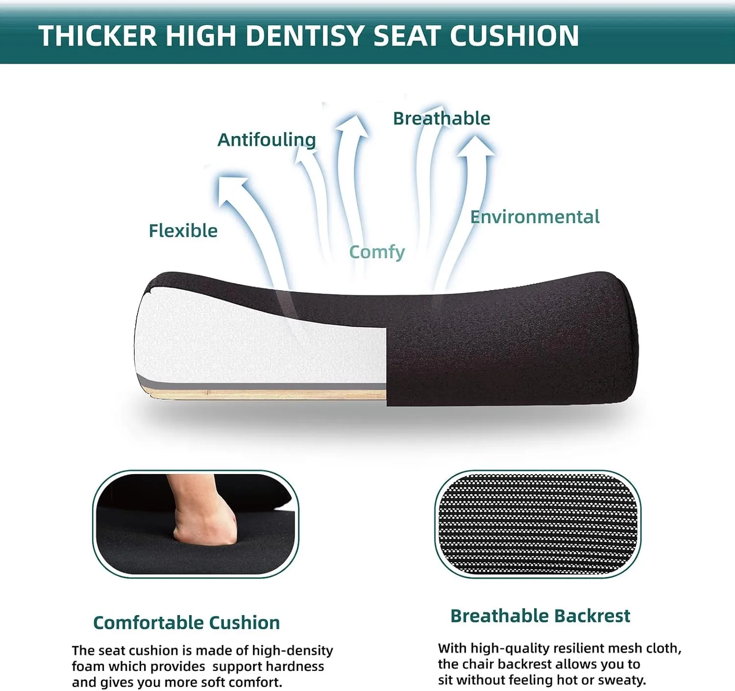 Office Computer Desk Chair, Gaming Chairs for Adults, High-Back Mesh Rolling Swivel Reclining Chairs with Wheels, Comfortable Lumbar Support, Comfy Arms for Home, Office, Gaming, Student
