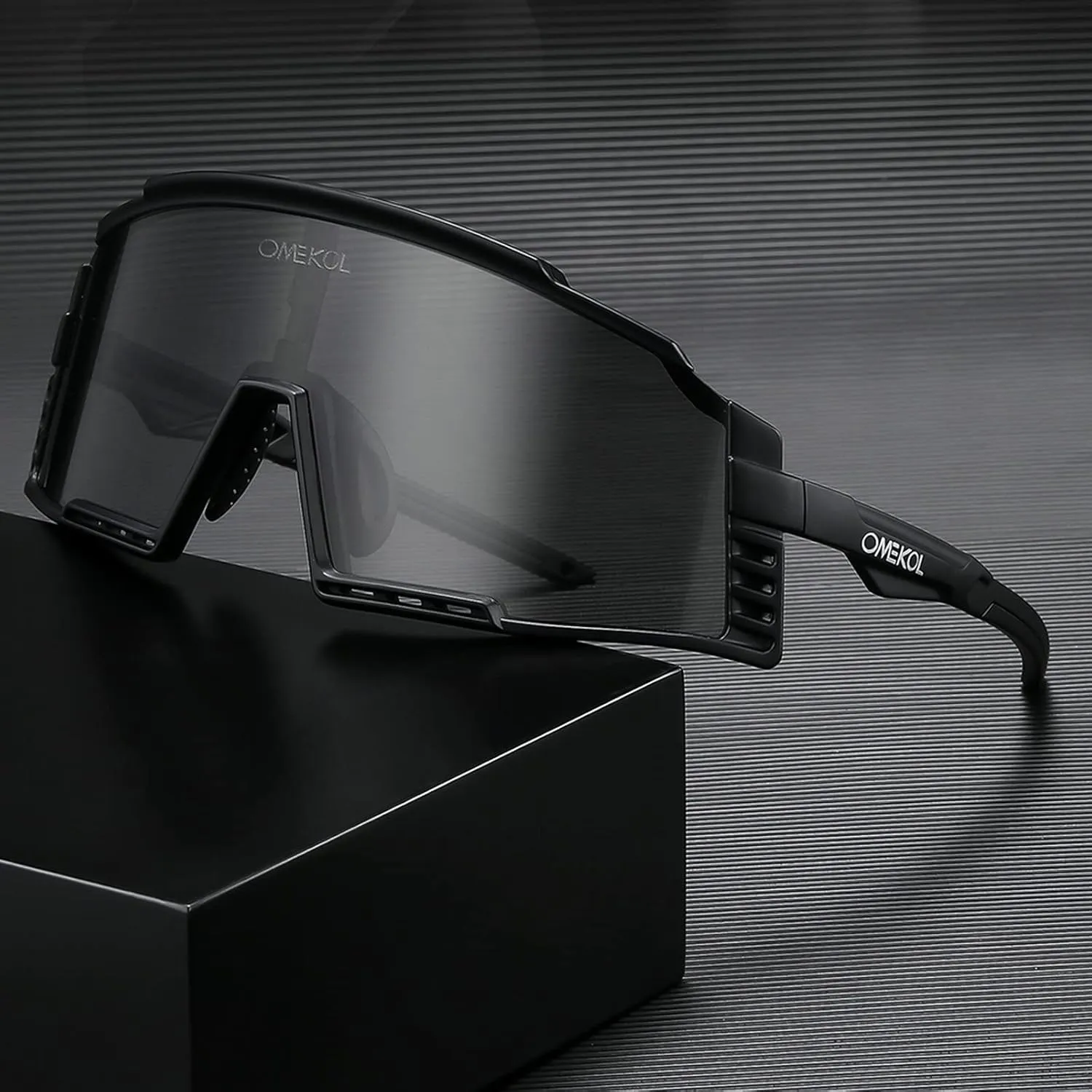 OMEKOL Two Sizes For Adults and Youth Sunglasses Sports Baseball Cycling Glasses Men Women MTB Bicycle Eyewear Outdoor