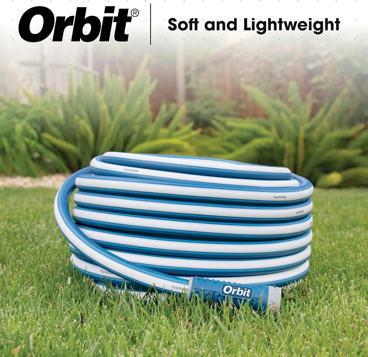 Orbit 22005 Polyfusion Garden Hose - Heavy-Duty Water Hose (50-Foot x 5/8-Inch)