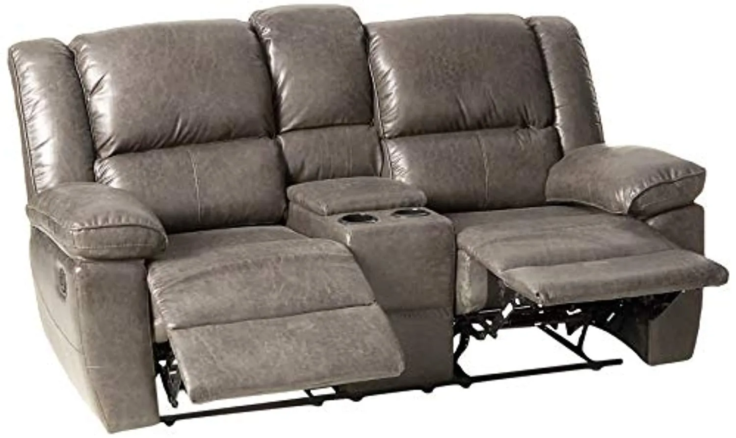 Oregon Leather Air Upholstered Reclining Traditional Set with 83.5"