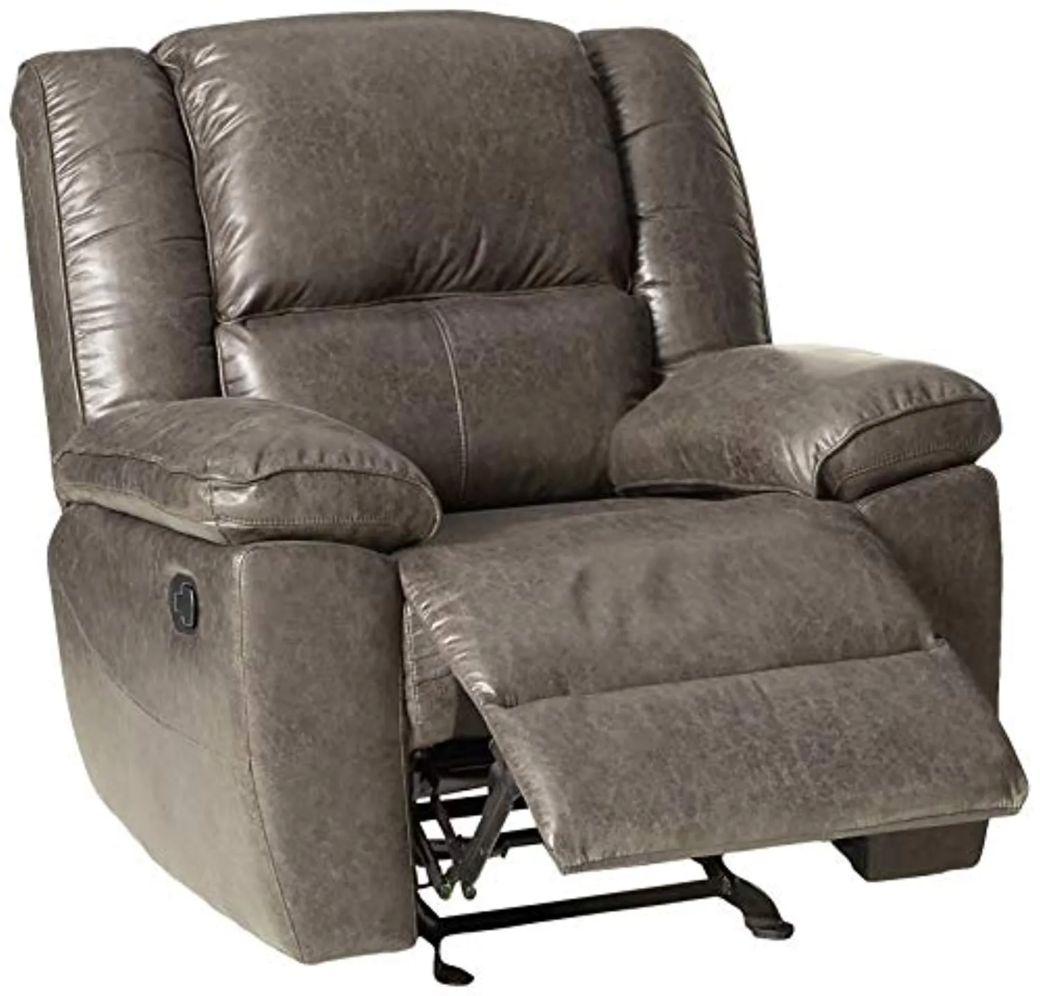 Oregon Leather Air Upholstered Reclining Traditional Set with 83.5"