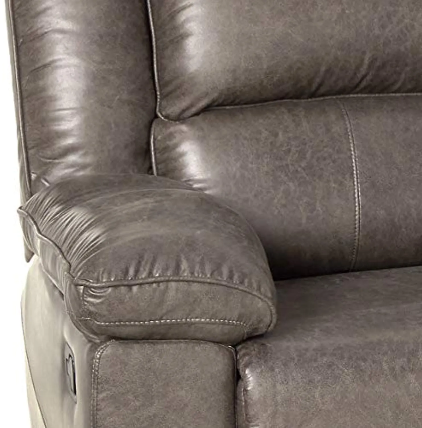Oregon Leather Air Upholstered Reclining Traditional Set with 83.5"