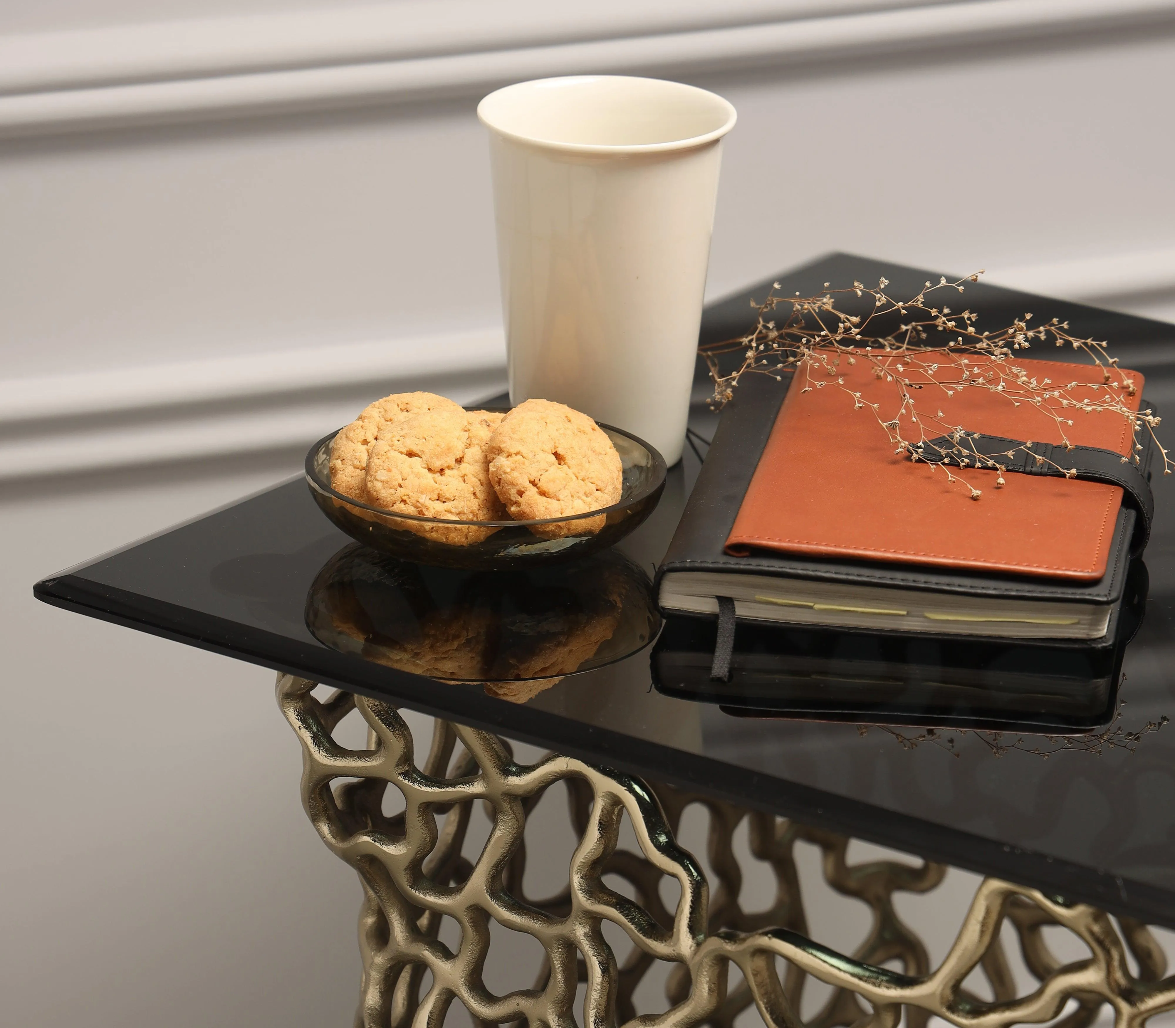 Organic Mesh End Table