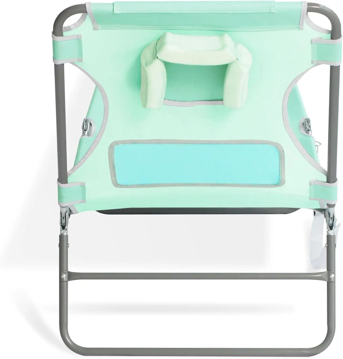 Ostrich Chaise Lounge Outdoor Lightweight Folding Adjustable Reclining Beach Chair for Tanning Pool Lake Patio Lawn Camping, Teal (2 Pack)