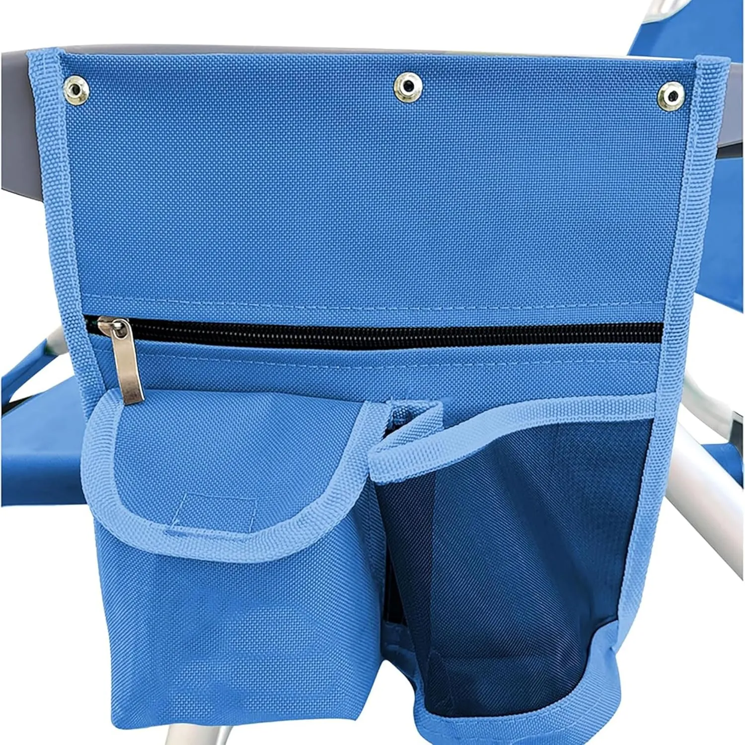 Ostrich Deltess 3 in 1 Portable Chair with Cooler Bag and Reclining Lounger for Tanning, Camping, Beach, and Outdoor Essential, Royal Blue