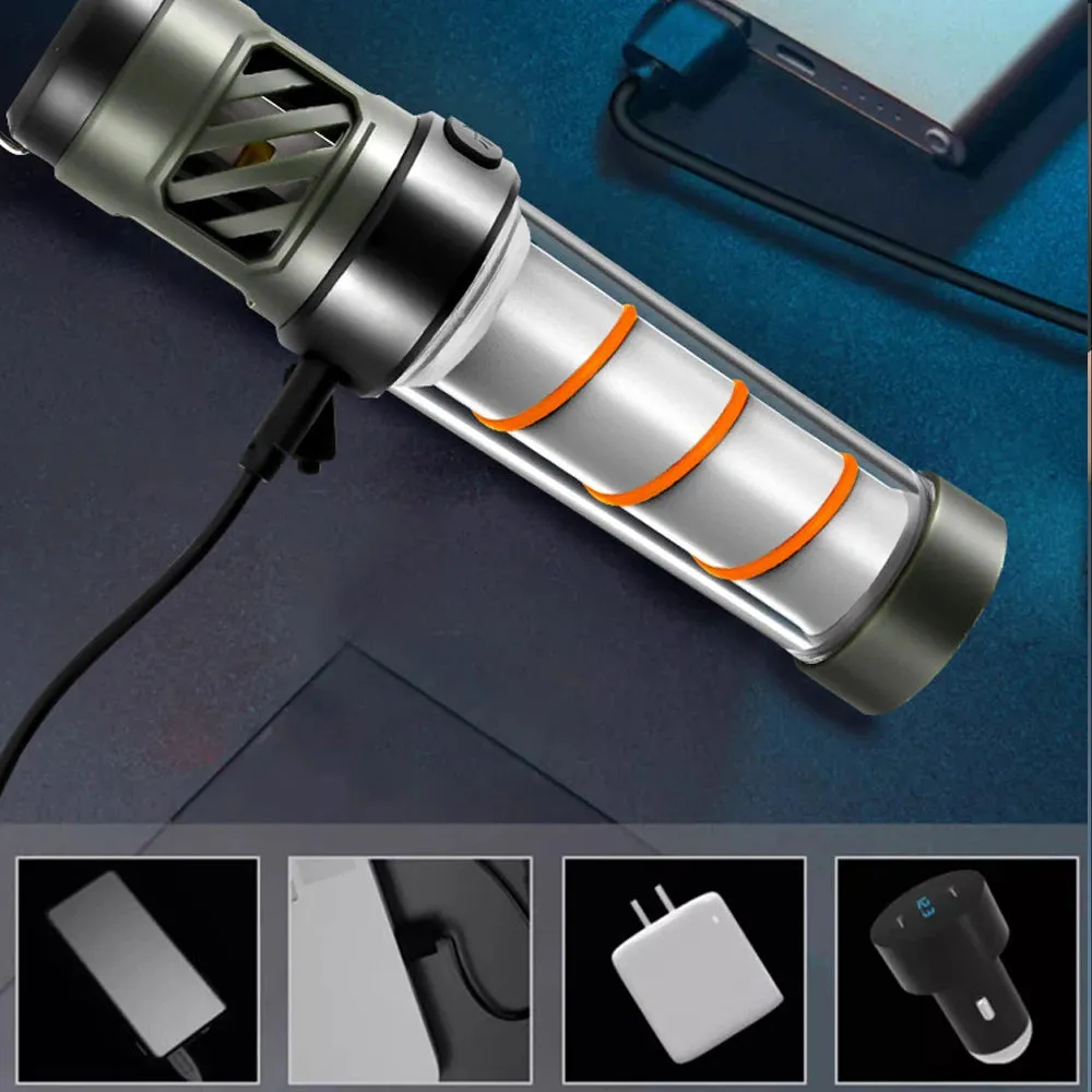 Outdoor Camping Light with Mosquito Repellent – Rechargeable, Waterproof, and Multi-Function