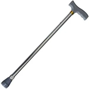 Outdoor Cane Aluminum Alloy Cane Telescopic Cane Straight Handle Ultra Light Old Man Walking Stick,for Women Men Seniors Trail Hike