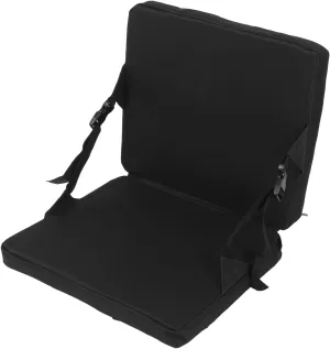 Outdoor Folding Chair Cushion, Portable Stadium Seat Cushion, Bleacher Chairs with Black Zippered, Thick Padded Bleacher Seats for Stadium Camping Travel, Hiking, Fishing