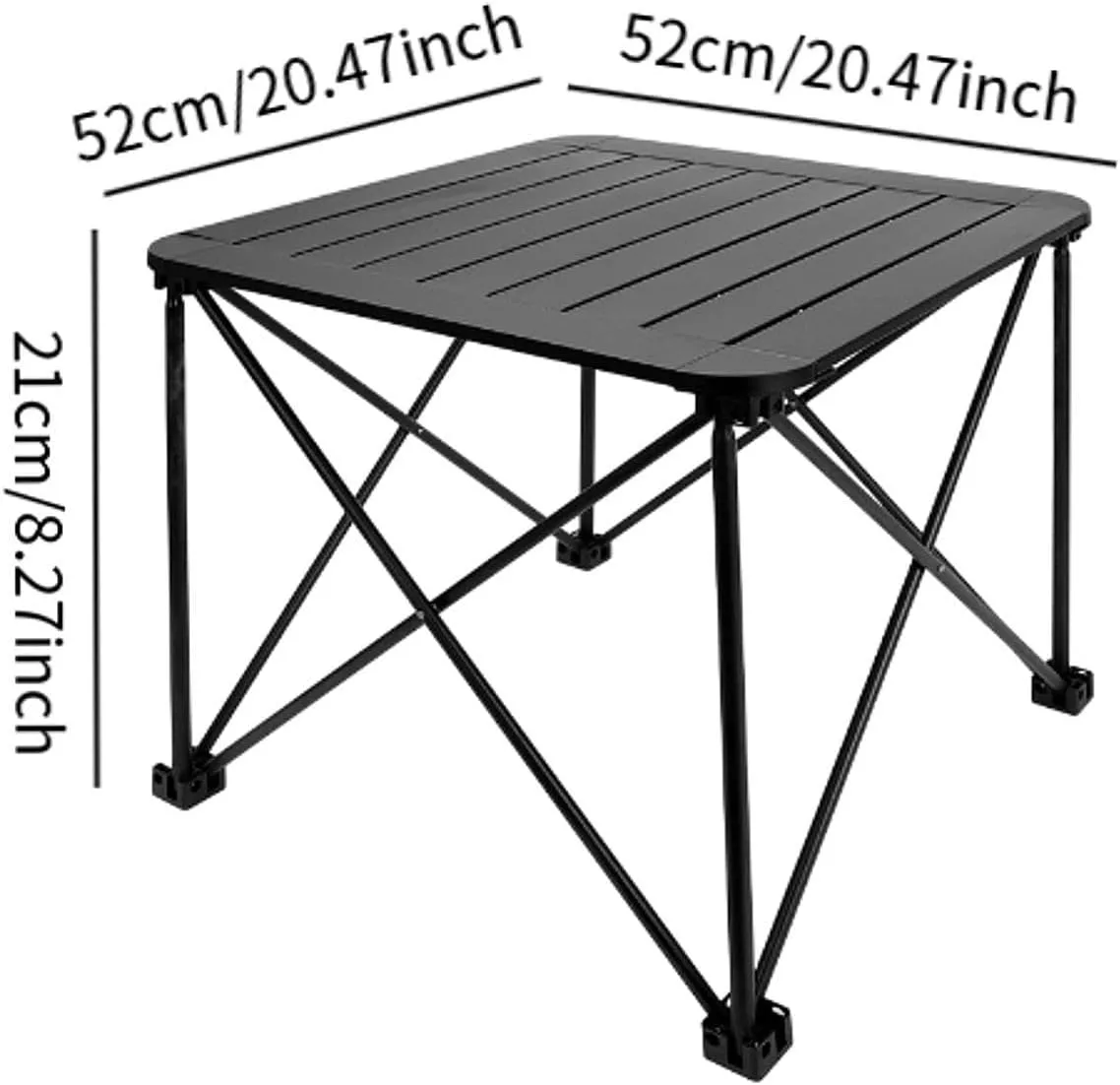 Outdoor Folding Table Portable Desk Dining Table Easy to Carry Outdoor Furniture Camping Table for Outdoor Activities Beach, Medium