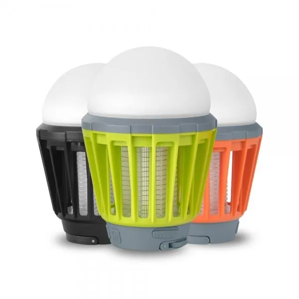 Outdoor Garden Mosquito Killer Light IPX6 Waterproof Night Lantern Black