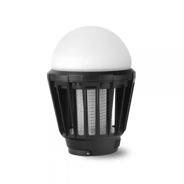 Outdoor Garden Mosquito Killer Light IPX6 Waterproof Night Lantern Black