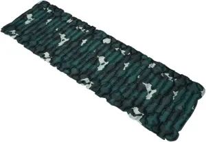 Outdoor Sleeping Pad Camping Inflatable Mattress with Pillows Travel Mat Folding Bed Ultralight Air Cushion Hiking Trekking (Color : No Pillow Camouflage, Size : /)