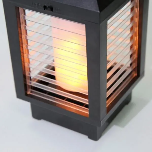 Outdoor Waterproof Portable Hanging Camping Tent Lantern Battery Powered LED Flame Light
