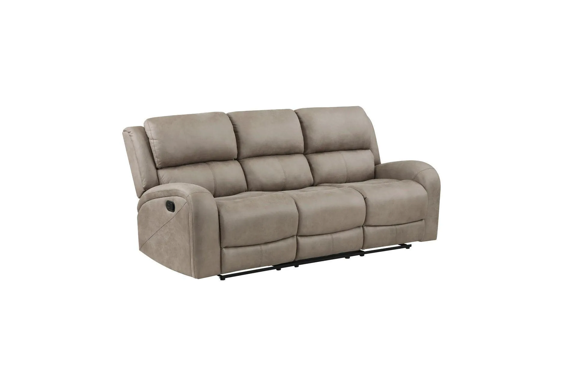 Pagosa Brown Microfiber Reclining Set