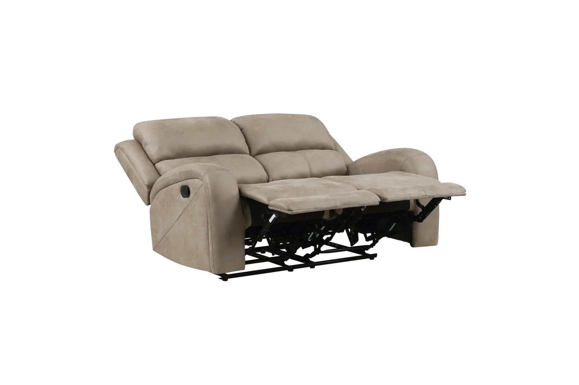 Pagosa Brown Microfiber Reclining Set