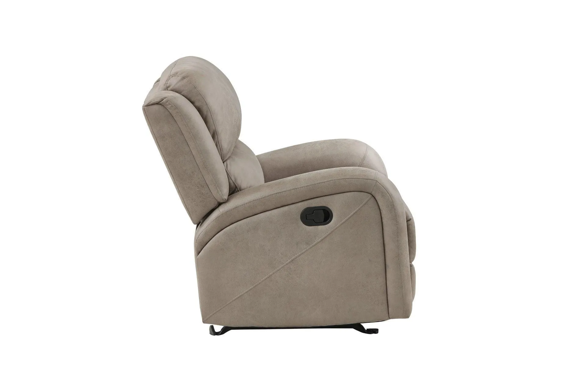 Pagosa Brown Microfiber Reclining Set