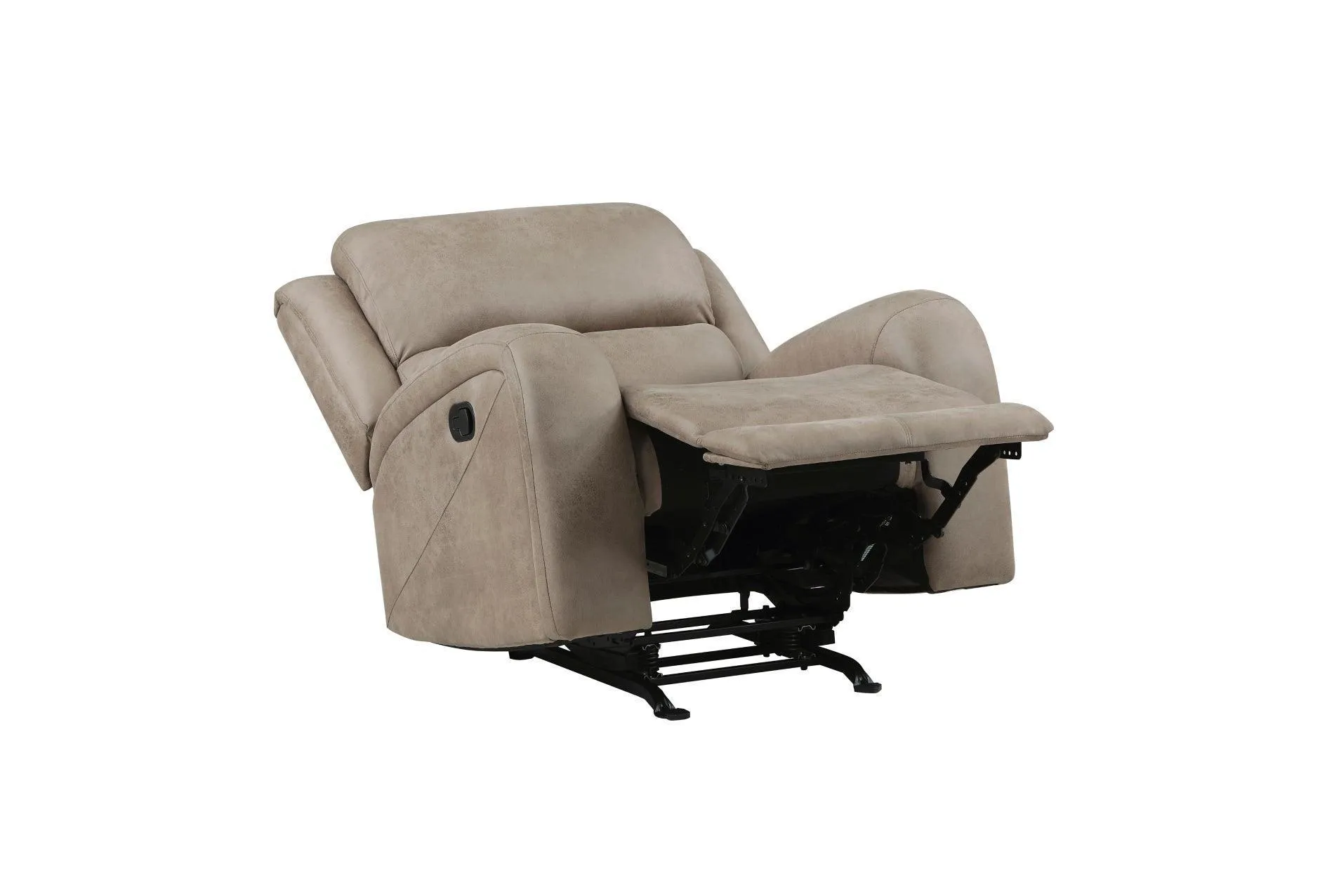 Pagosa Brown Microfiber Reclining Set