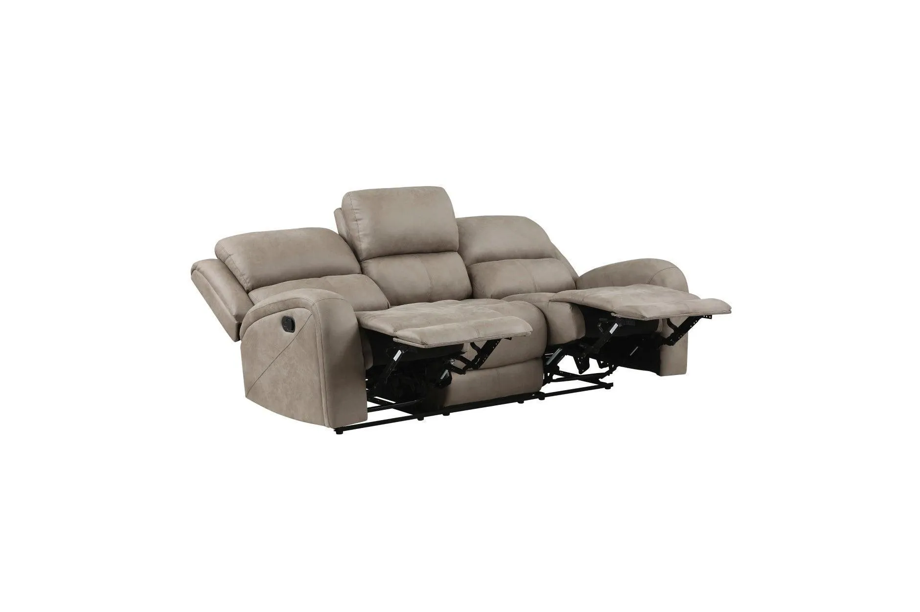 Pagosa Brown Microfiber Reclining Set