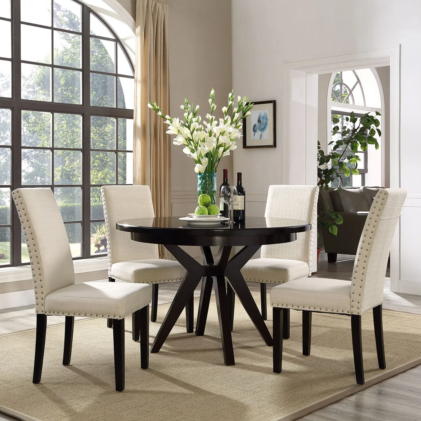 Parcel Fabric Kitchen And Dining Side Chair - Living Room Dining Set