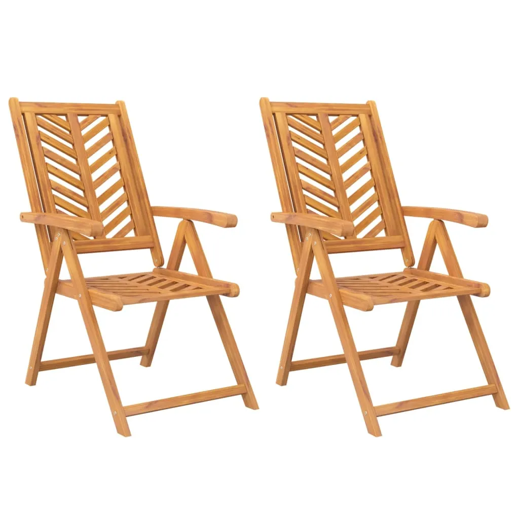 Patio Chair Reclining Chair Seating Outdoor Furniture Solid Wood Acacia