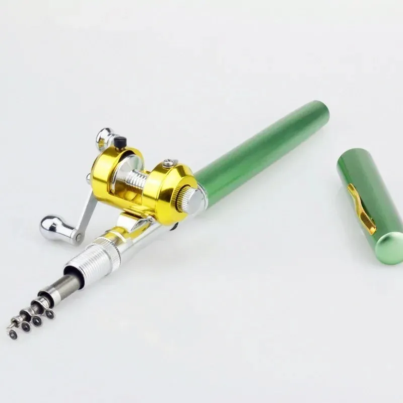 Pen-Shape Mini Fishing Rod with Reel