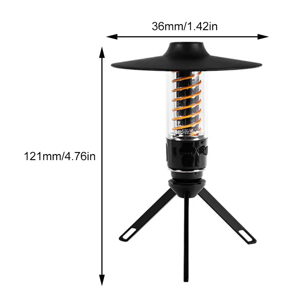 Portable Camping Flashlight USB Charging Tent Light Travel Lantern Outdoor Work Light Emergency Lamp Street Garden Hanging Light