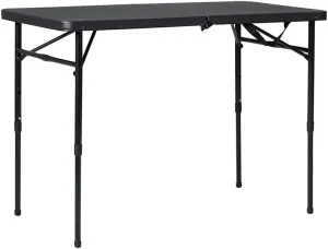 Portable Outdoor Folding Table Camping Hiking Fishing Picnic Table Waterproof Folding Table, 101.5cm*50.7cm*71.2cm