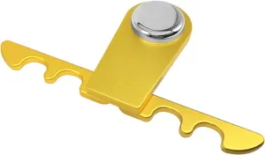 Portable Pool Stick Holder - 4-Cue Weighted Claw Holder for Billiard Table, Golden