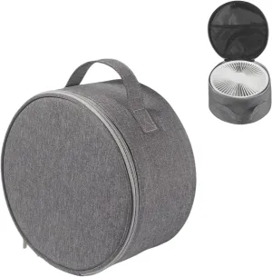 Portable Storage Bag for Folding Telescopic Fan, Waterproof Foldable Table/Floor Hand Bag, USB-C Charging Cooling Case for P9/P9S/P10/P11/Q7/N97/N98, M, Grey, 23-49