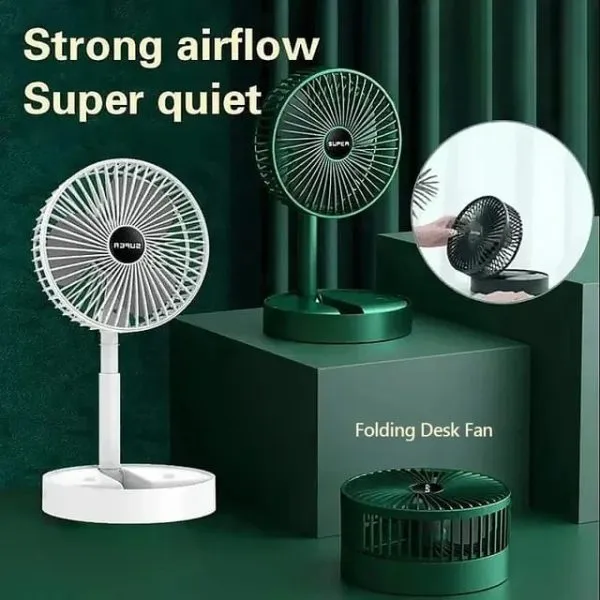 Portable Telescopic Folding Fan Table Desk Fan