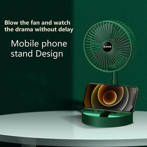 Portable Telescopic Folding Fan Table Desk Fan