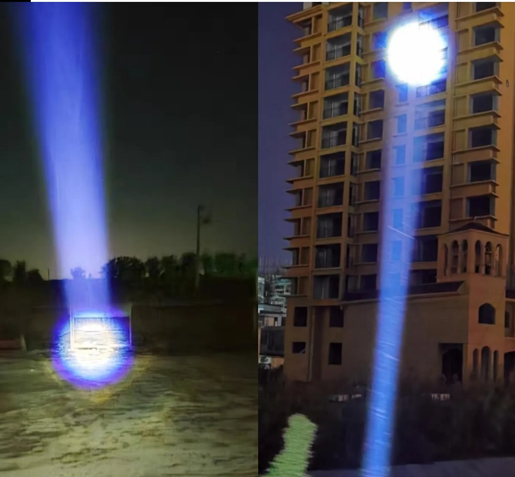 Powerful LED Flashlight 500W Recharageable