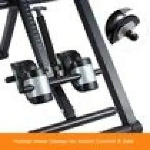 Premium Adjustable, Foldable Gravity Inversion Table with Heated Cushion