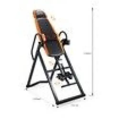Premium Adjustable, Foldable Gravity Inversion Table with Heated Cushion