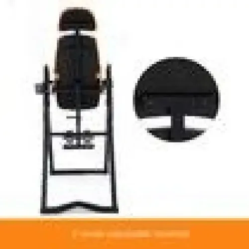 Premium Adjustable, Foldable Gravity Inversion Table with Heated Cushion
