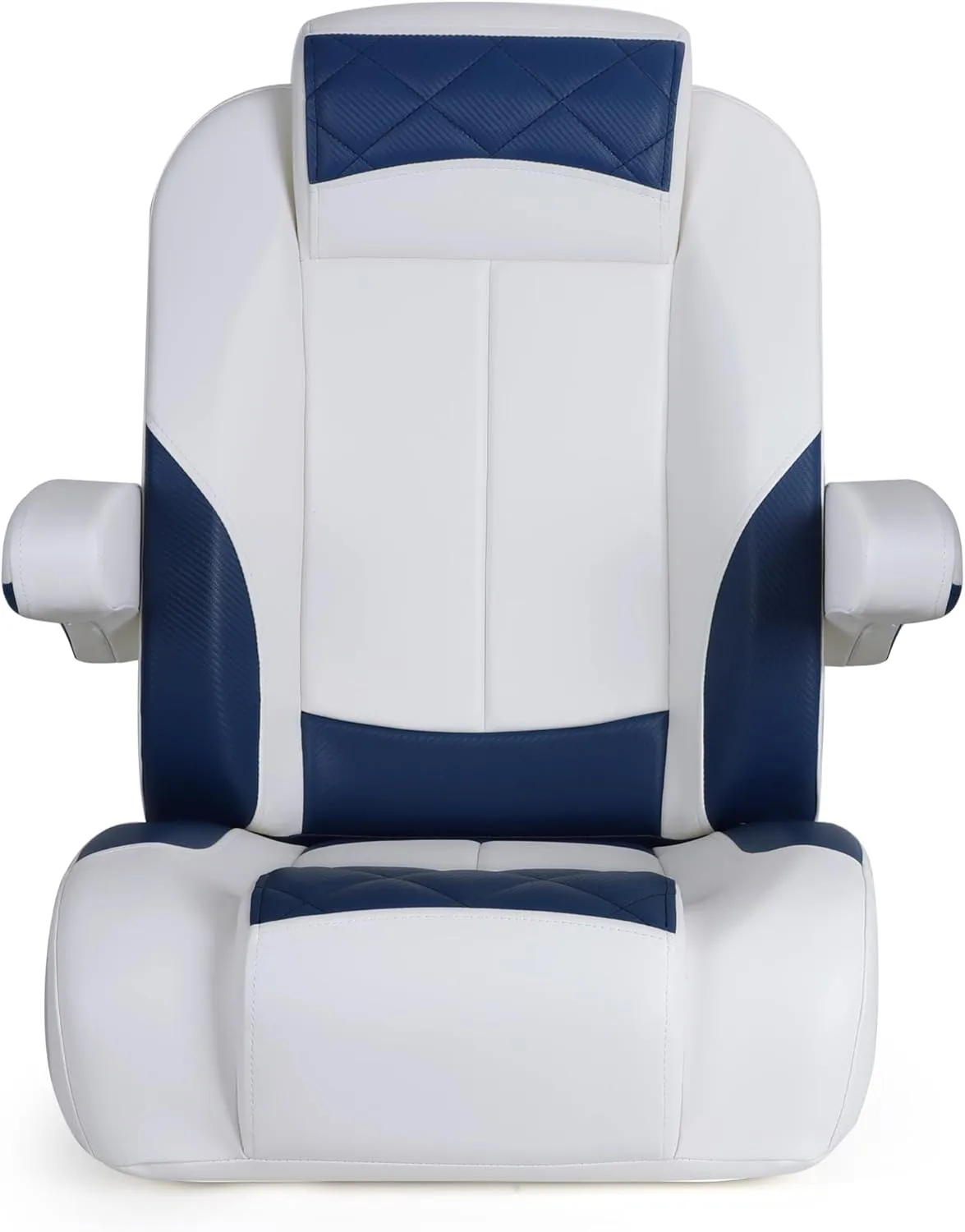 Premium Reclining Pontoon High Back & Low Back Captain's Chair Boat Bucket Seat with Removable Armrest