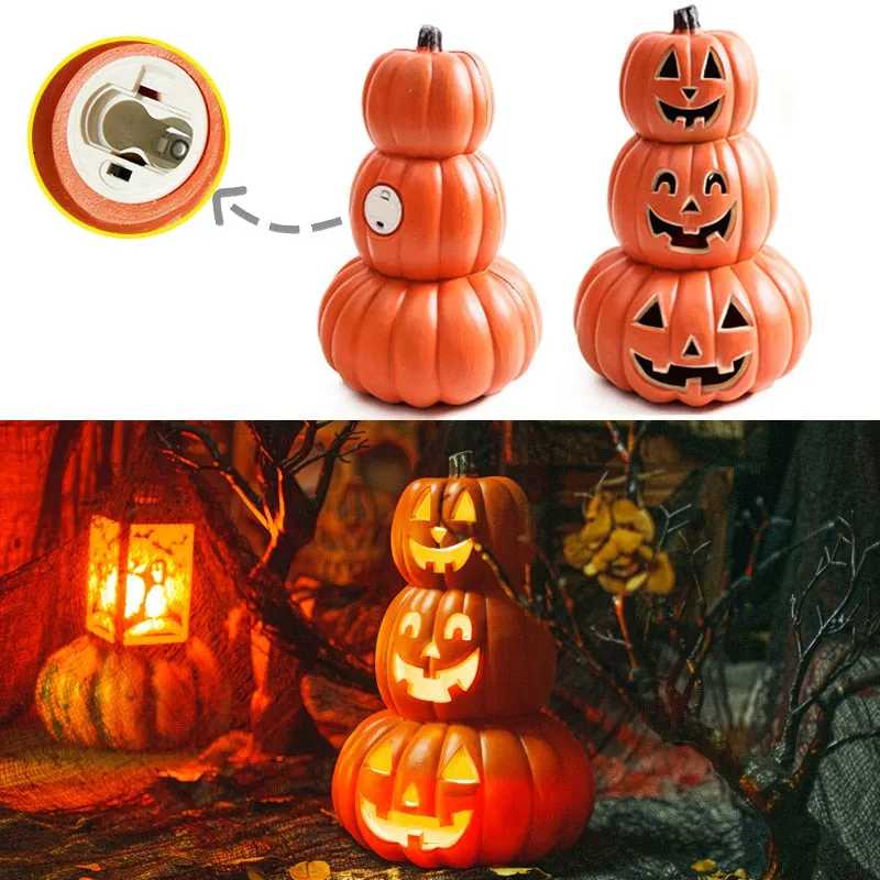 Pumpkin All-weather Lantern Decoration Triple Highly-rated Halloween