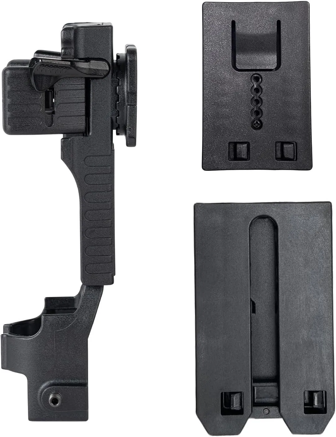 Quick Release Baton Holder w/Duty Belt/MOLLE Vest Clip Rotatable Police Baton Holster 16"-21"-26" Telescopic Baton Carrier ASP Baton Carry Case Expandable Baton Flashlight Stand LE Security