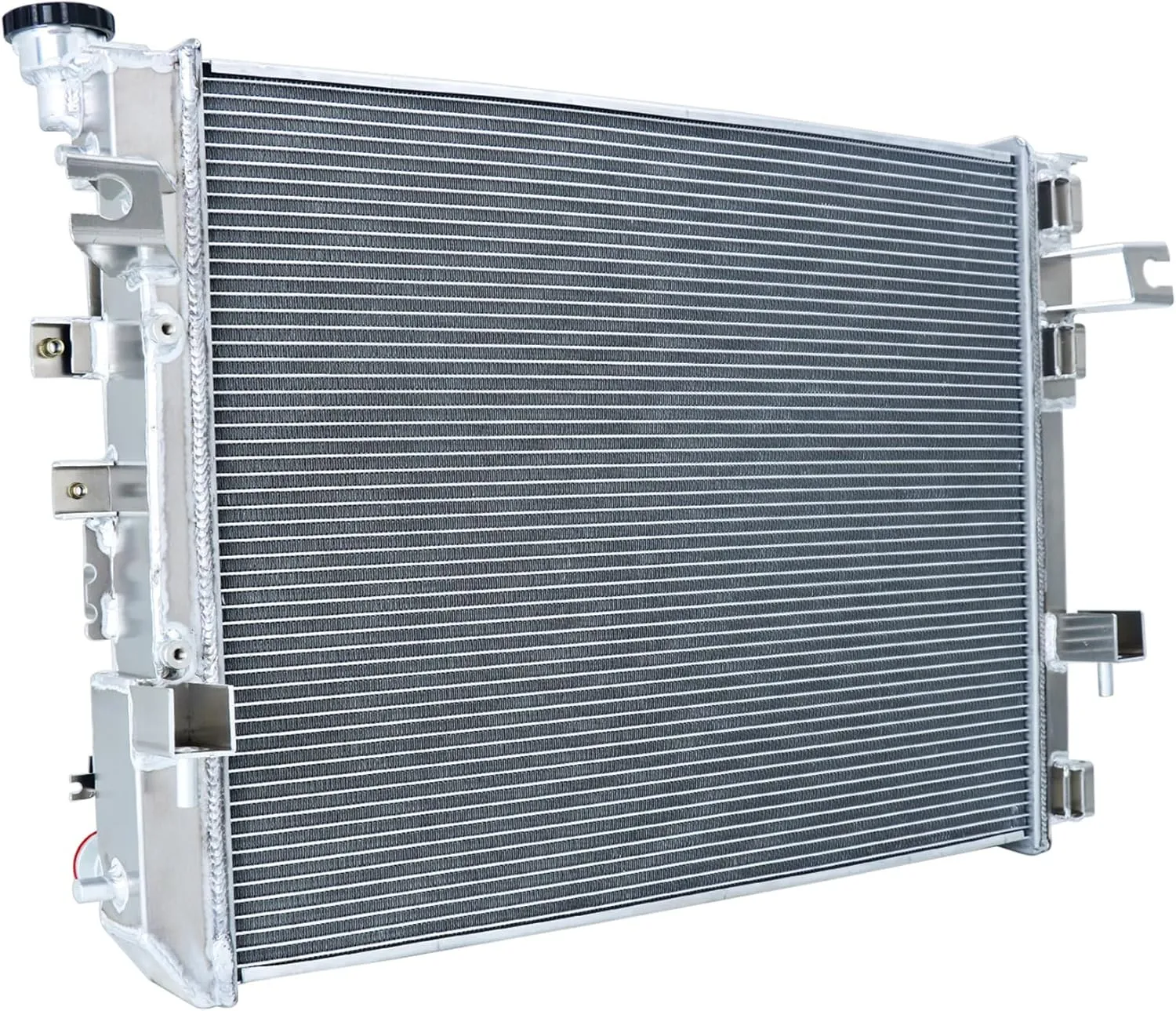 Radiator for 2009 2010 Dodge Ram 1500 2500 Pickup Truck & 2011-2018 Ram 1500 2500 3500 3.0L 3.6L V6 4.7L 5.7L 6.4L V8 Gas, 4 Row Full Performance Aluminium Radiator