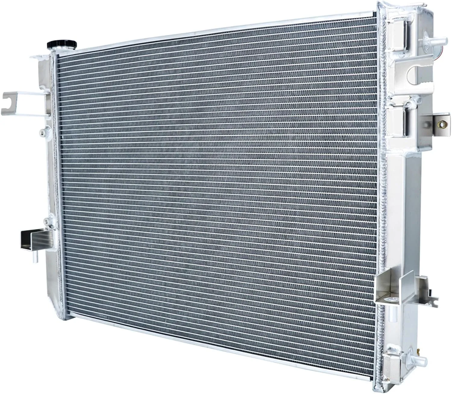 Radiator for 2009 2010 Dodge Ram 1500 2500 Pickup Truck & 2011-2018 Ram 1500 2500 3500 3.0L 3.6L V6 4.7L 5.7L 6.4L V8 Gas, 4 Row Full Performance Aluminium Radiator
