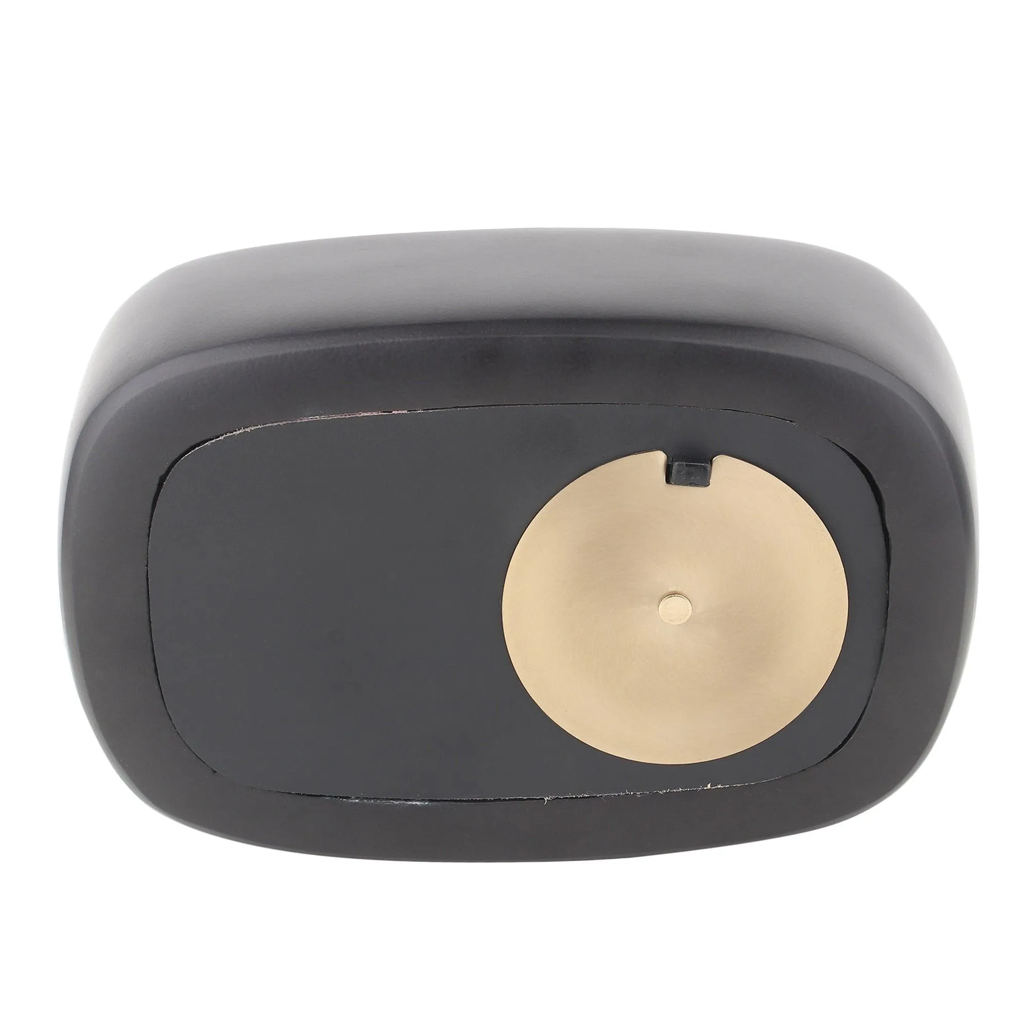 Radio Wave Table Clock in Black Frame