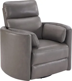 Radius - Florence Heron - Powered by Freemotion Cordless Power Swivel Glider Recliner for Adults with USB and Type-C Ports, Single Sofa Chair for Living Room