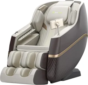 Real Relax Massage Chair, Shiatsu Massage Recliner Chair with Heat Body Scan Bluetooth Foot Roller, F7