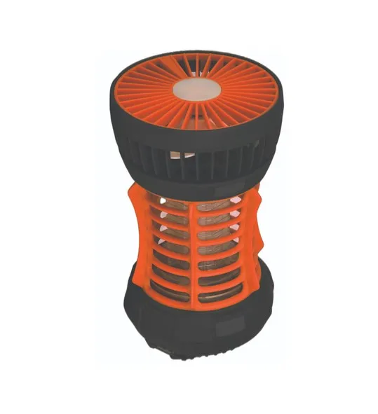 Rechargeable Bug Zapper with Fan & LED Lantern/Ideal for Camping