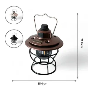 Rechargeable Camping Lamp – Portable LED, Vintage Style