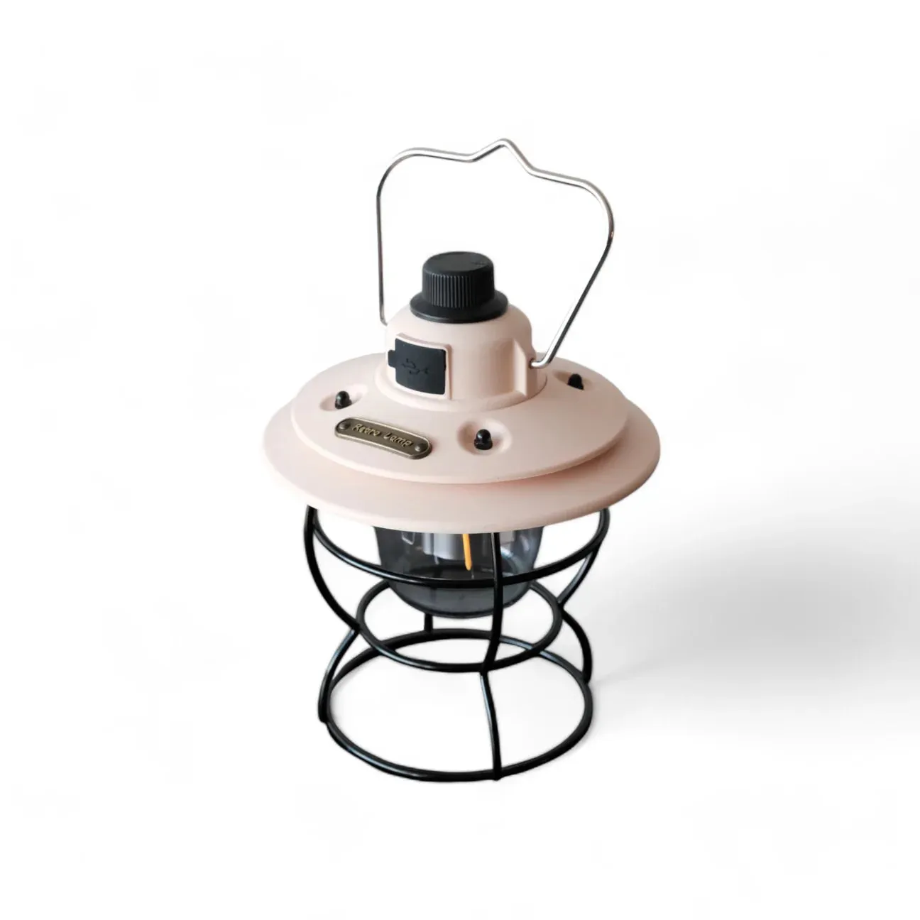 Rechargeable Camping Lamp – Portable LED, Vintage Style