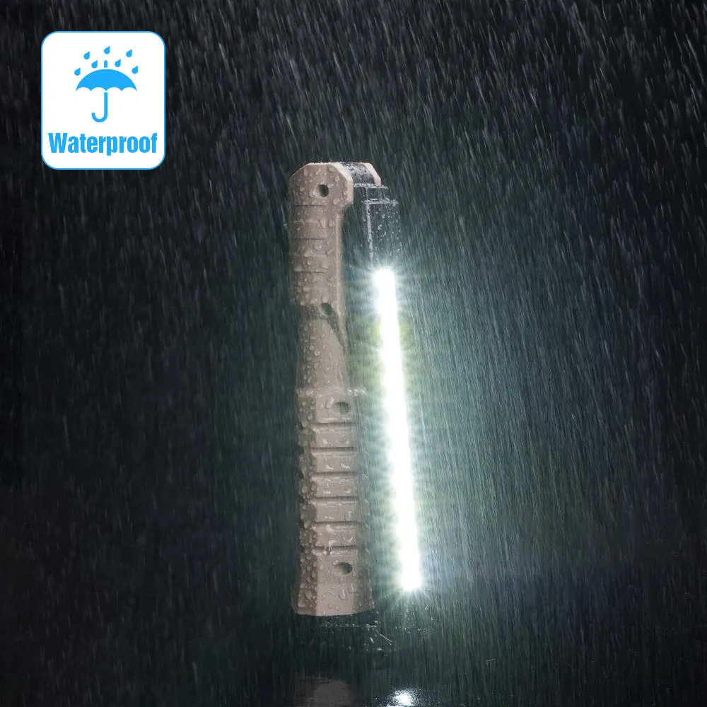 Rechargeable LED Work Light 1000 Lumen COB Lantern with Power Indicator for Outdoor Car Repair
